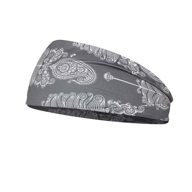 Tie Dye Cycling Yoga Sport Sweat  Women Sweatband For Men Women Yoga Hair Bands Head Sweat Bands Sports Safety