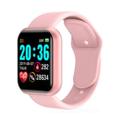 Electronic digital watches For Men Women Blood Pressure Heart Rate Waterproof Tracker Sport Clock Watch Smart For Android IOS