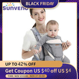 Sunveno Ergonomic Baby Carrier Infant Hip seat Carrier Kangaroo Sling  Front Facing Backpacks for Baby Travel Activity Gear
