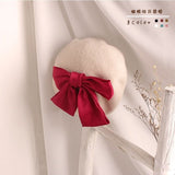 2021 Fashion New Princess Kids Girls Caps Berets Lovely Pearl Beanies Hats Spring Autumn Winter Toddler Girls Hats