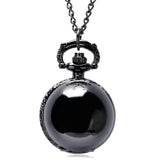 Luxury Golden Snitch Ball Sweater Pendant Quartz Pocket Watch Necklace Lovely Cute Fob Pocket Chain Clock for Boys Girls Kids
