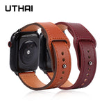 Strap for apple watch band 38MM 42MM 40MM 44MM Genuine leather watchband For iwatch 3/2/1 For Apple Watch 4/5 Watch Accessories