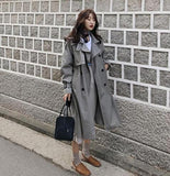 2020 fashion brand  women winter long trench coats large size women's spring raincoat windbreaker