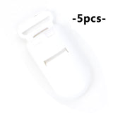 HOT SALE Plastic Clasps For Necklace Making Baby Nipple Plastic Clip Pacifier Clip Chain For Teething Handmade Satin Jewelry