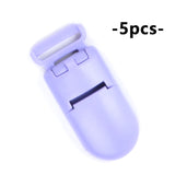 HOT SALE Plastic Clasps For Necklace Making Baby Nipple Plastic Clip Pacifier Clip Chain For Teething Handmade Satin Jewelry