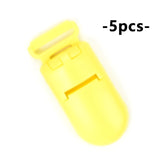 HOT SALE Plastic Clasps For Necklace Making Baby Nipple Plastic Clip Pacifier Clip Chain For Teething Handmade Satin Jewelry