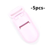 HOT SALE Plastic Clasps For Necklace Making Baby Nipple Plastic Clip Pacifier Clip Chain For Teething Handmade Satin Jewelry