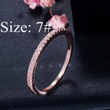 CWWZircons Stack Skinny Micro Pave CZ Fashion Women Engagement Wedding Bridal Party Cubic Zirconia Rings Sets Jewelry Gift R127